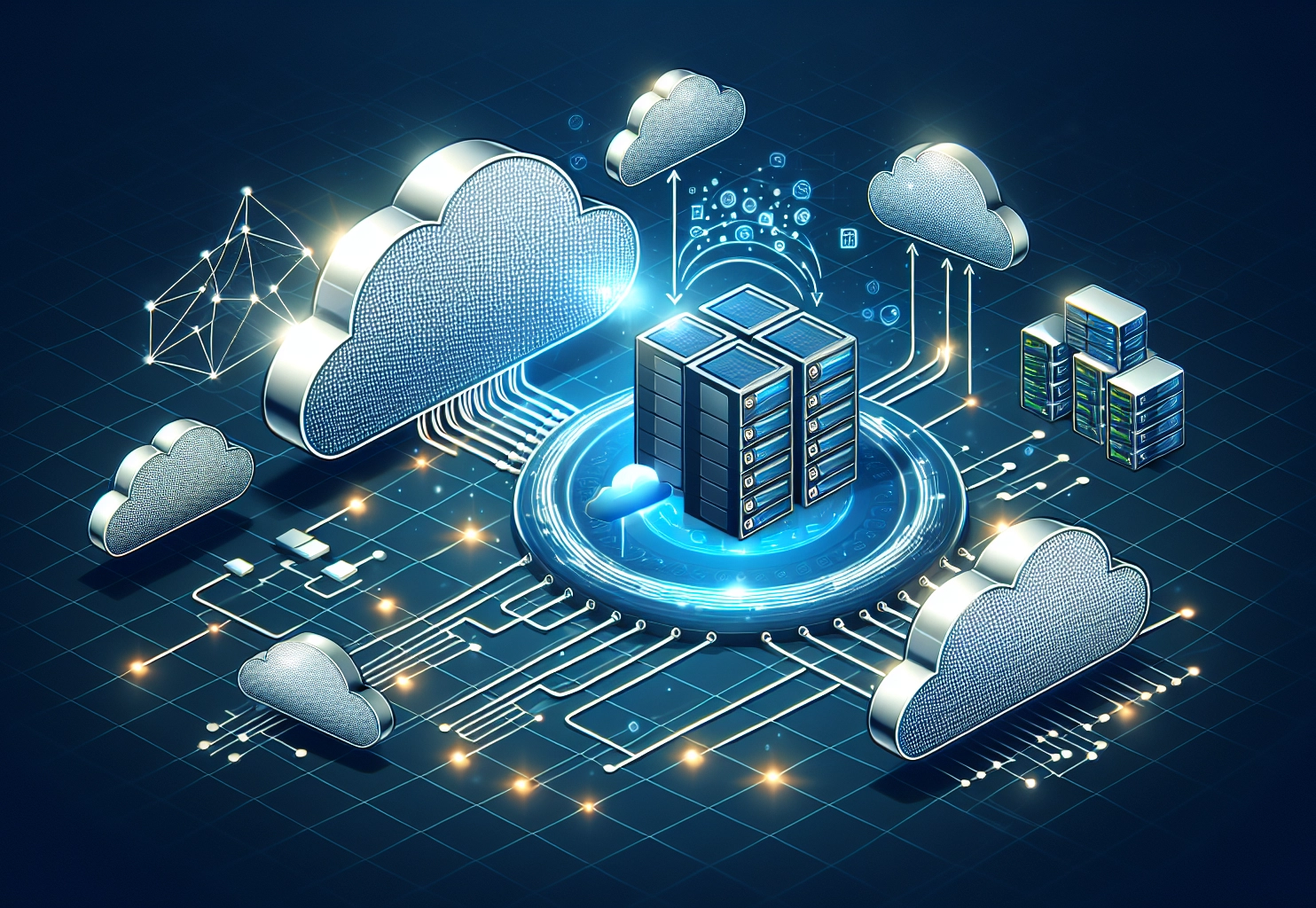 Ilustracao sobre seguranca da informacao em ambiente de computacao em nuvem
